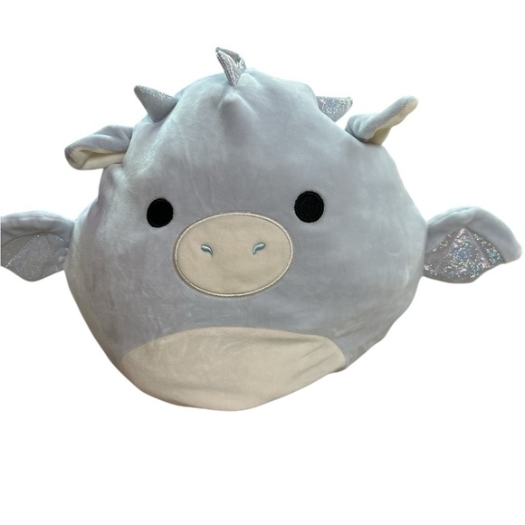 Original Squishmallows Pink Unicorn Grecia/Kenny The Blue Dragon Flip-a-mallow - Picture 3 of 6